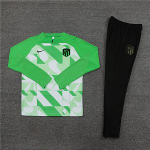 23 -24 Atlético Madrid Hlaf Zipper Tracksuit - Image 3