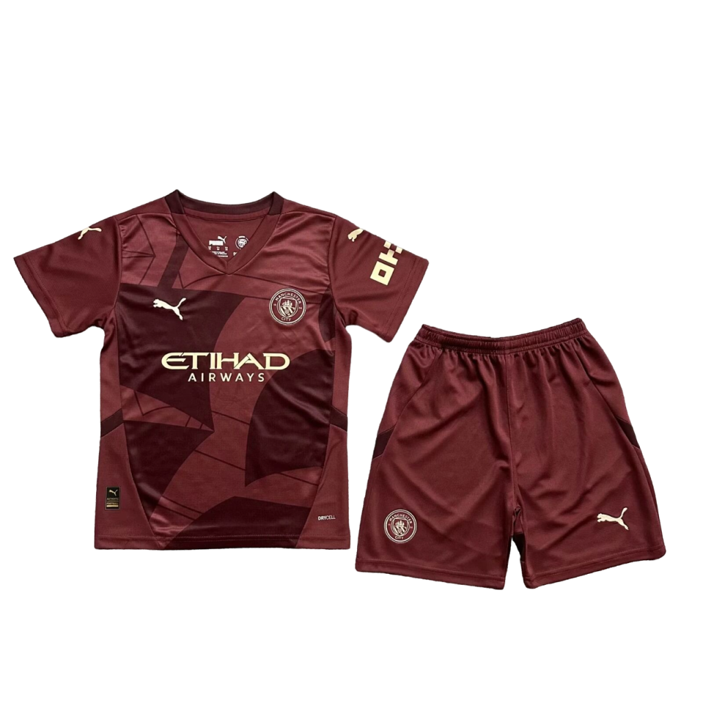 24-25 Fc Manchester City Away Kids Kit