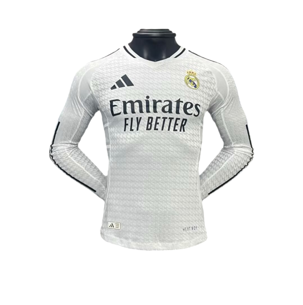 24-25 Real Madrid Home long sleeves Kit Player Version