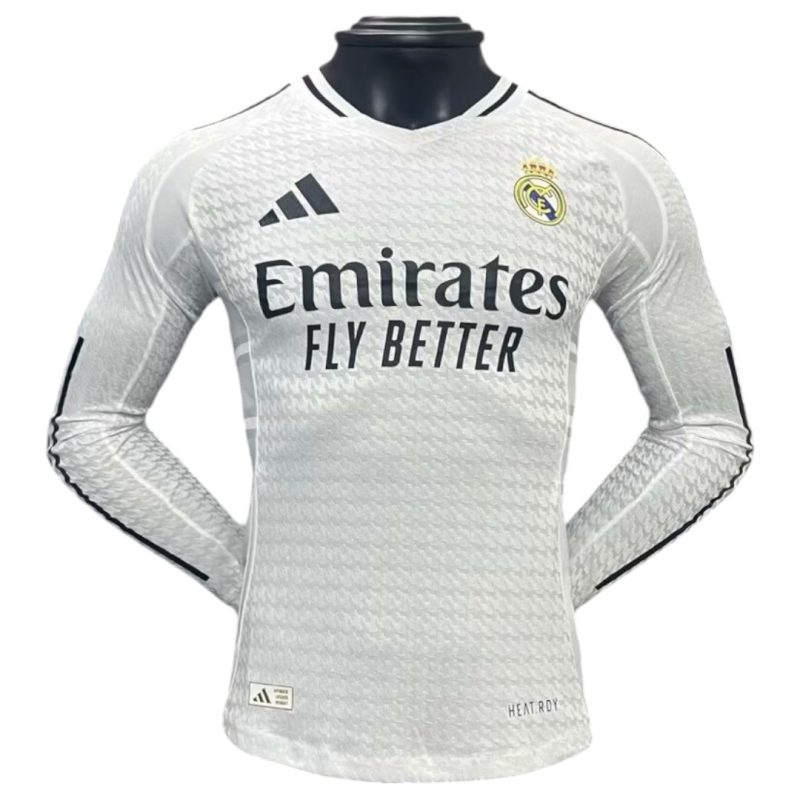 24-25 Real Madrid Home long sleeves Kit Player Version