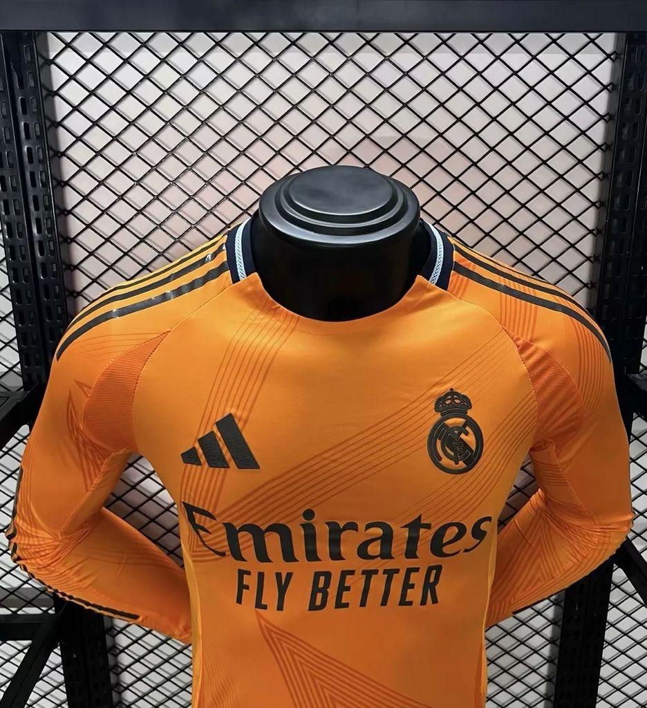 24-25 Real Madrid Away long sleeves Kit Player Version