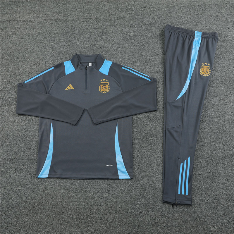 24-25 Argentina Gray Half Zipper