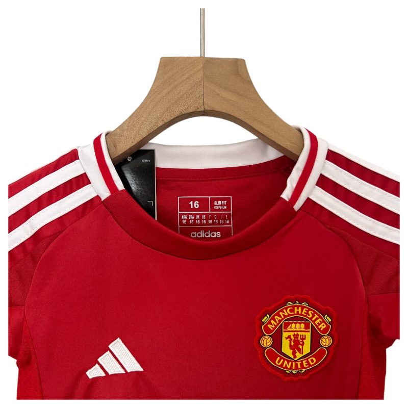 24-25 Manchester United Home Kids Kit