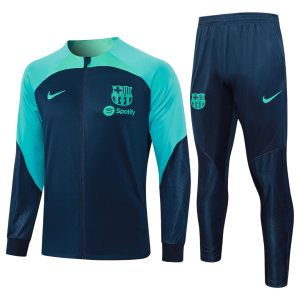 23-24 Fc Barcelona Full Zipper Tracksuit