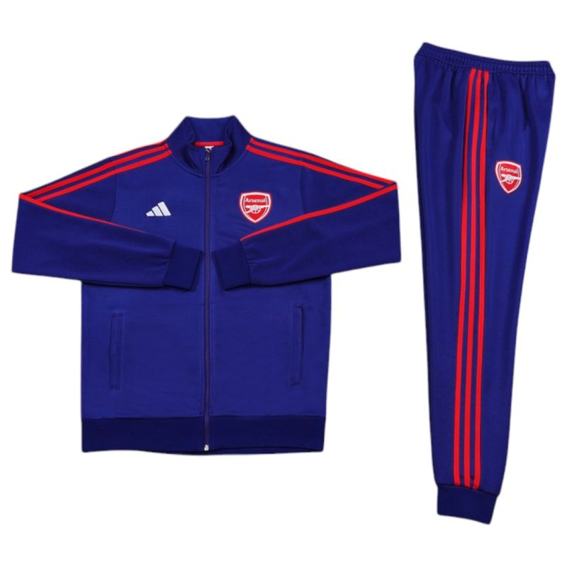 24-25 Arsenal Blue Full Zipper Tracksuit