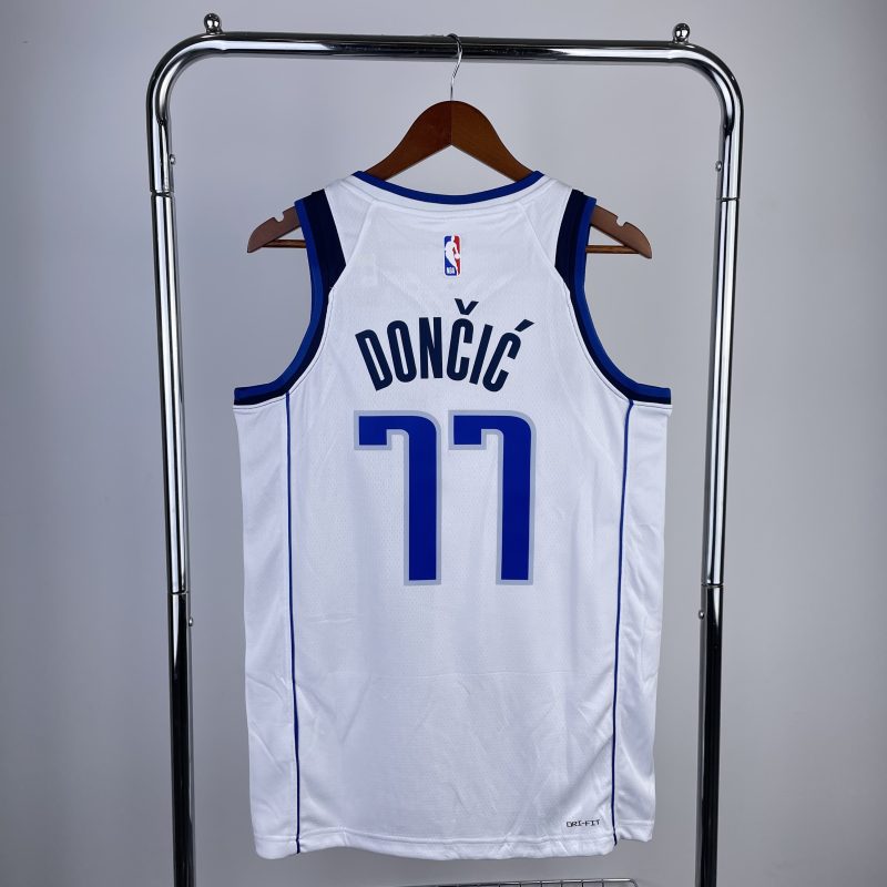 2023 Season Mavericks White #77 Luka Doncic Jersey