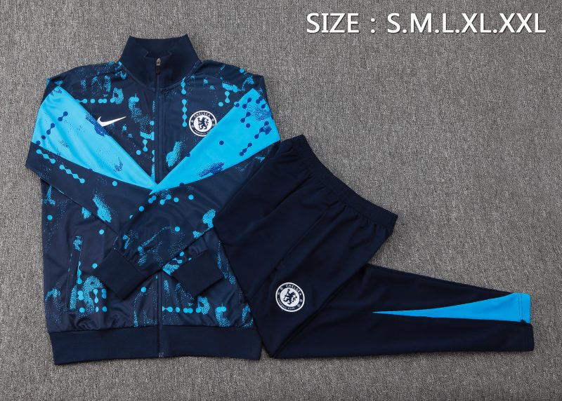 24-25 Chelsea Sapphire Blue Full Zipper Tracksuit