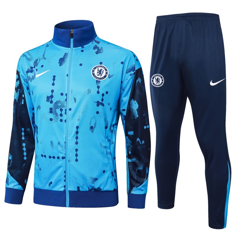 24-25 Chelsea Lake Blue Full Zipper Tracksuit