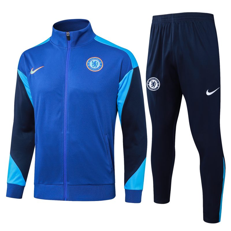 24-25 Chelsea Blue Full Zipper Tracksuit