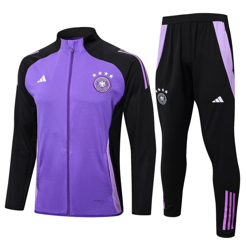 24-25 Germany Purple Full Zipper Tracksuit