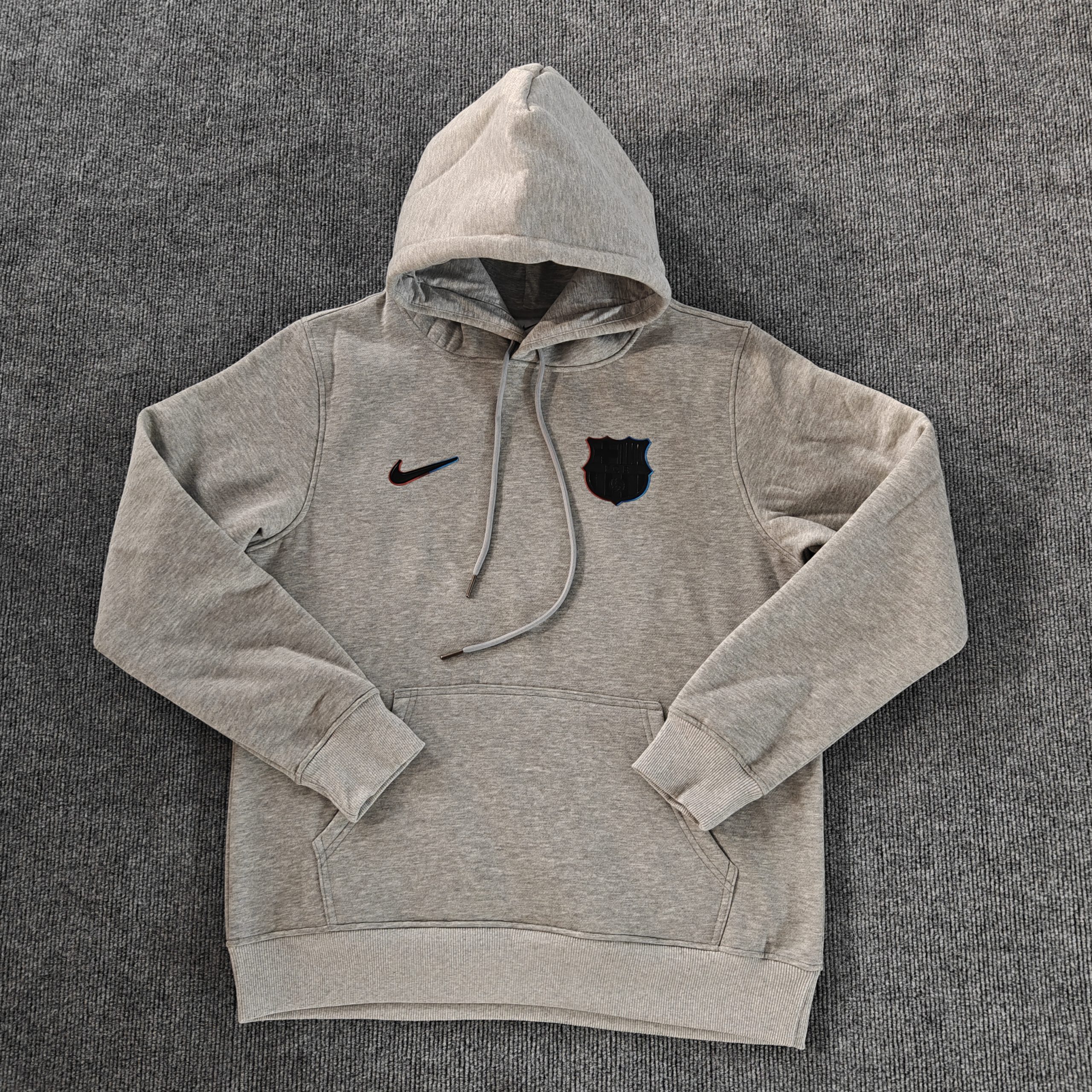 24-25 Fc Barcelona Gray Hoodie