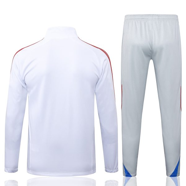 25/26 Bayern Munich White Full Zipper Tracksuit - Image 5
