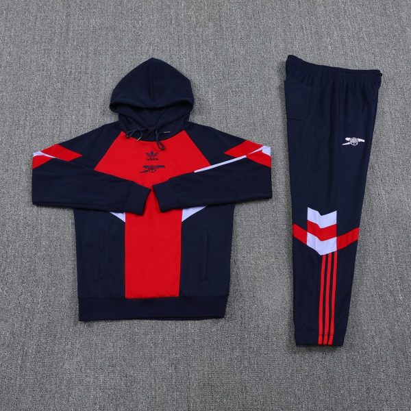 24/25 Arsenal Hoodie Tracksuit - Image 2