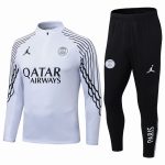25/26 PSG White Half Zipper Tracksuit