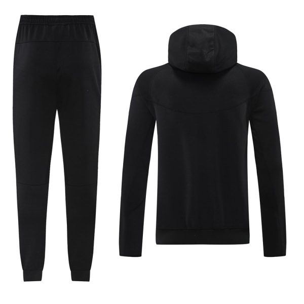 24/25 Fc Barcelona Black Hoodie Tracksuit - Image 6