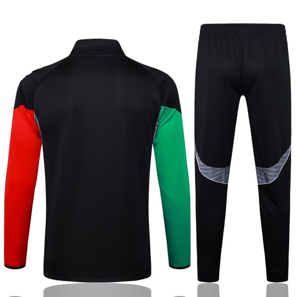 25/26 Arsenal Black & Green Full Zipper Tracksuit - Image 8