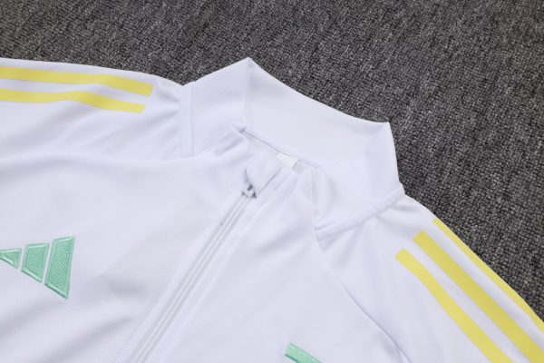 24/25 Juventus White Full Zipper Tracksuit - Image 3