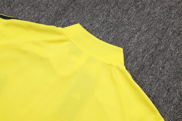 25/26 Real Madrid Royal Yellow Full Zipper Tracksuit - Image 5