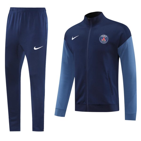 25/26 PSG Royal Blue Full Zipper Tracksuit