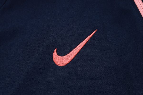 25/26 Fc Barcelona Blue & Pink Full Zipper Tracksuit - Image 5