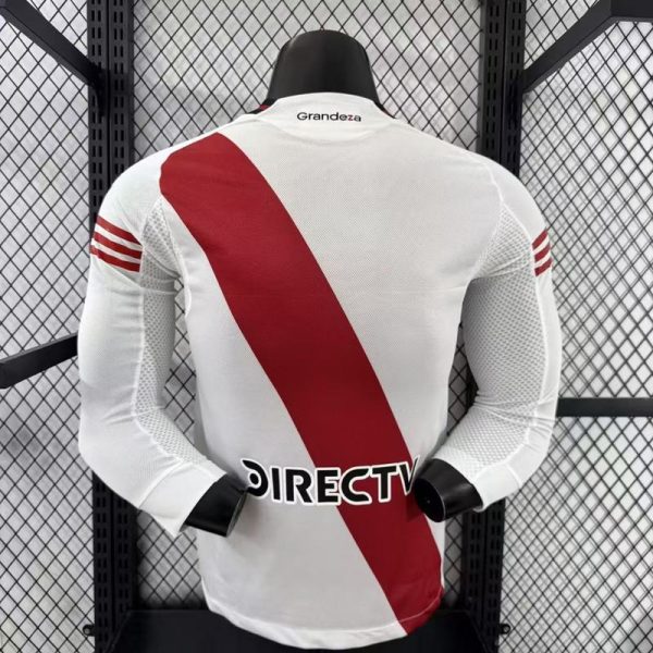 25/26 River Plate Long Sleeve Home Kit Player Version - Image 6