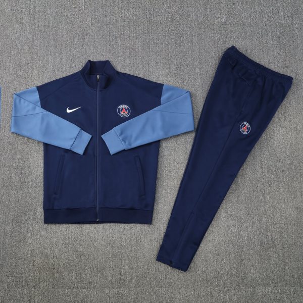 25/26 PSG Royal Blue Full Zipper Tracksuit - Image 2