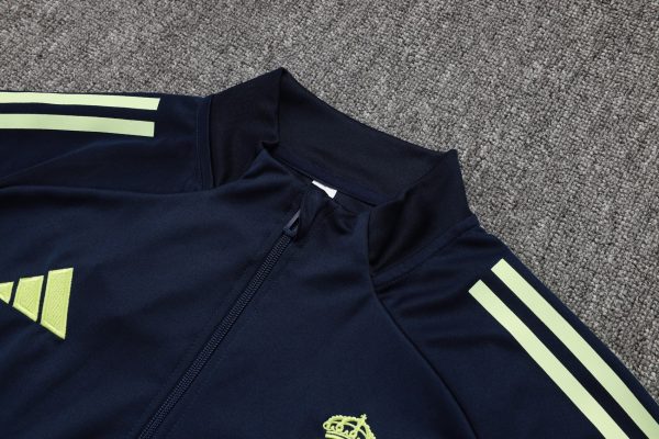 25/26 Real Madrid Royal Blue Full Zipper Tracksuit - Image 3
