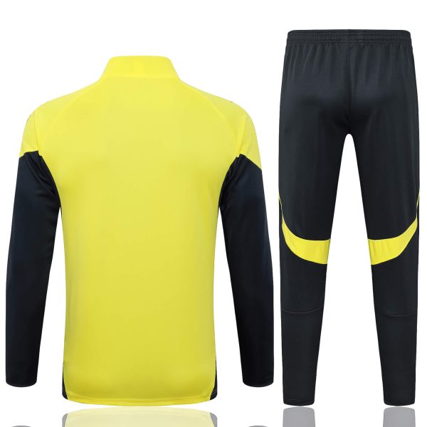 25/26 Real Madrid Royal Yellow Full Zipper Tracksuit - Image 7