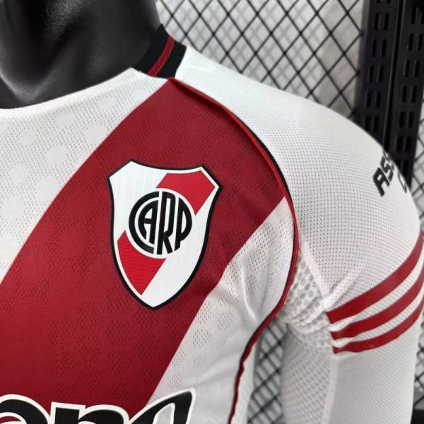 25/26 River Plate Long Sleeve Home Kit Player Version - Image 4