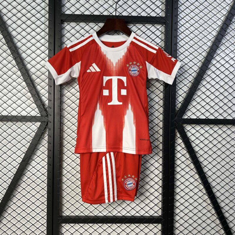 25/26 Bayern Munich Home Kids Kit
