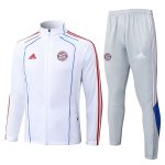 25/26 Bayern Munich White Full Zipper Tracksuit