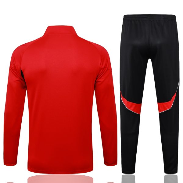 25/26 Arsenal Red Full Zipper Tracksuit - Image 8