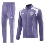 25/26 Manchester United Purple  Full Zipper Tracksuit