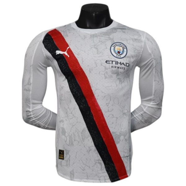 25/26 Manchester City Away Long Sleeve Kit Player Version