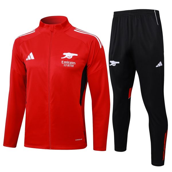 25/26 Arsenal Red Full Zipper Tracksuit