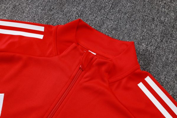 25/26 Arsenal Red Full Zipper Tracksuit - Image 3