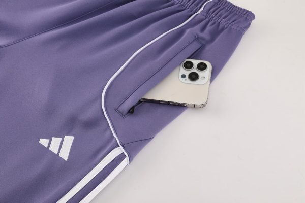 25/26 Manchester United Purple  Full Zipper Tracksuit - Image 7