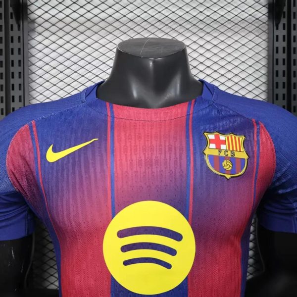 25/26 Fc Barcelona Home Kit Player Version - Image 2