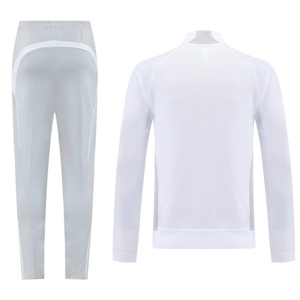 24/25 Real Madrid White & Gray Tracksuit - Image 7