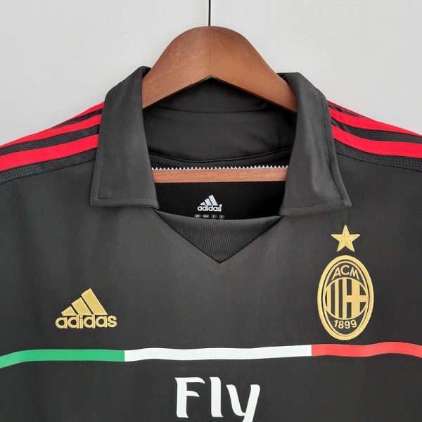 11/12 Ac Milan Third Retro Jersey - Image 5