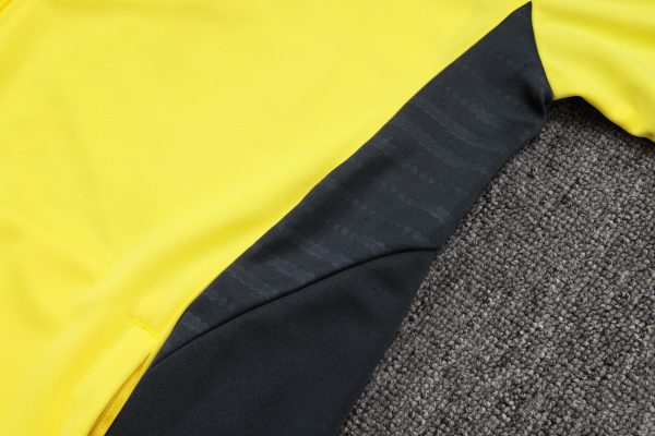 25/26 Real Madrid Royal Yellow Full Zipper Tracksuit - Image 6