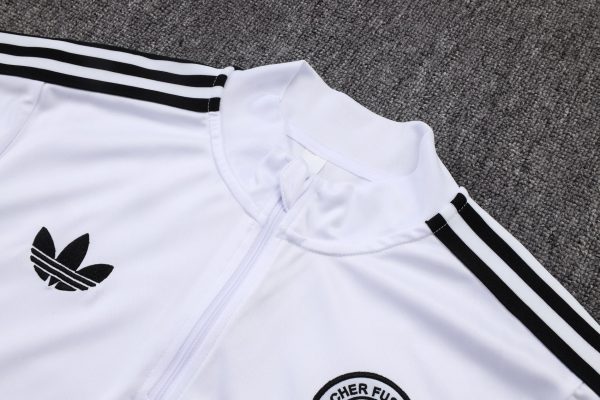 25/26 Germany White Half Zipper Tracksuit - Image 3
