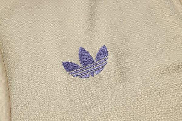 24/25 Real Madrid Apricot Color Full Zipper Tracksuit - Image 3