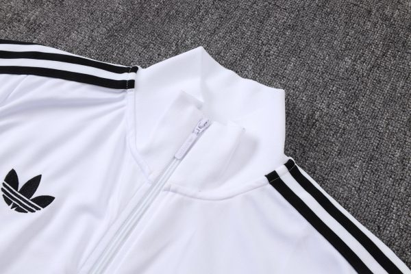 25/26 Germany White Full Zipper Tracksuit - Image 2