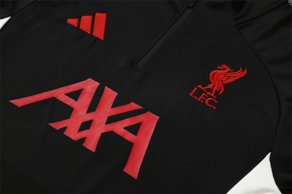25/26 LVP Black Half Zipper Tracksuit - Image 4