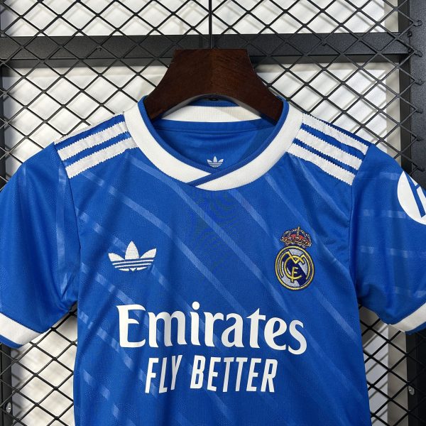 25/26 Real Madrid Third Away Kids Kit - Image 3
