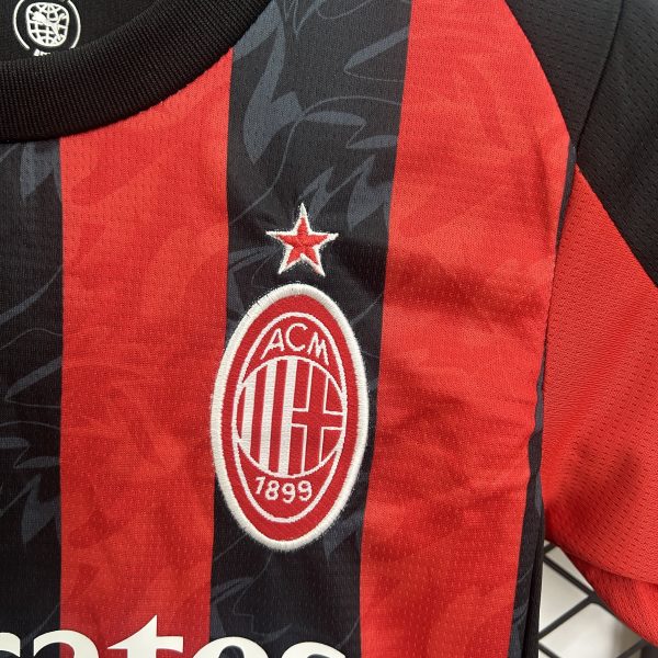 25/26 Ac Milan Home Kids Kit - Image 2