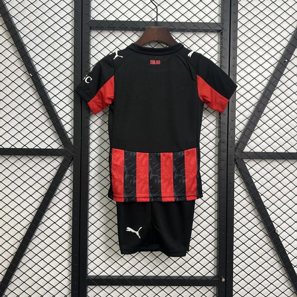 25/26 Ac Milan Home Kids Kit - Image 3