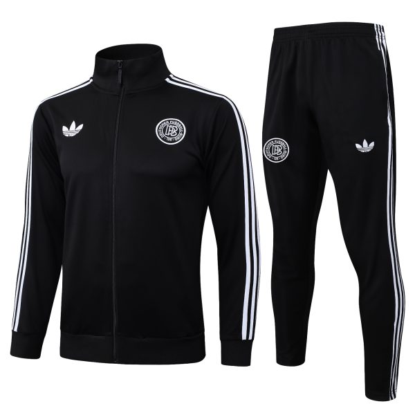 25/26 Germany Black Full Zipper Tracksuit