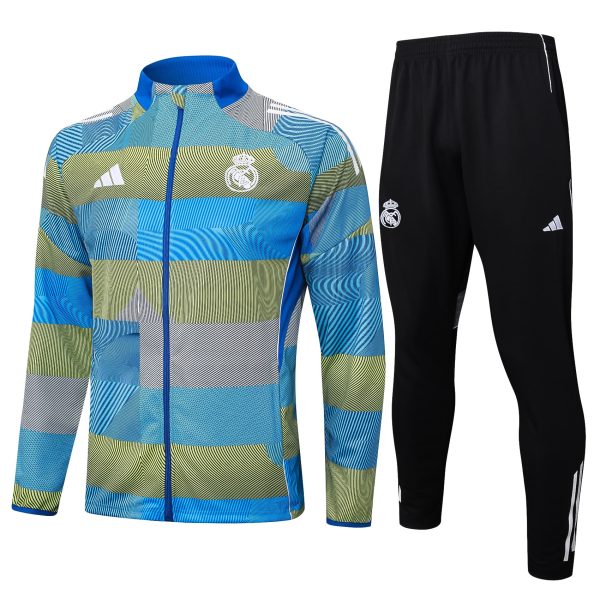 25/26 Real Madrid Blue Green Tracksuit
